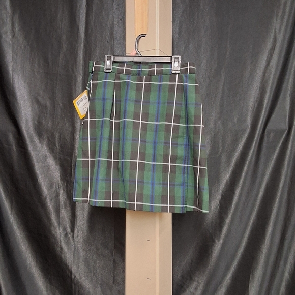 Columbia Green and Blue Wrap Skort Casual Mini - Picture 11 of 17